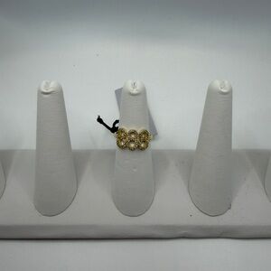 Gold Floral Women's Ring